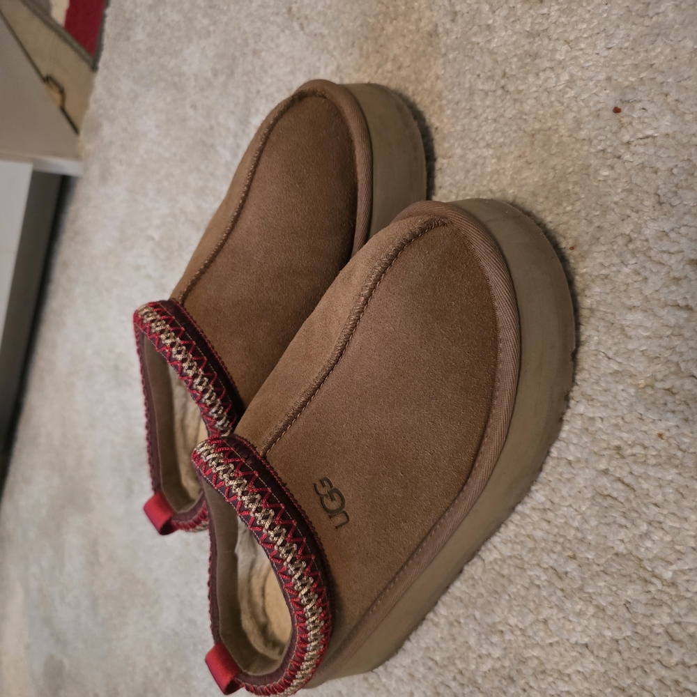 UGG Brown Suede Slip-On Shoes